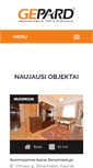 Mobile Screenshot of gepard.lt